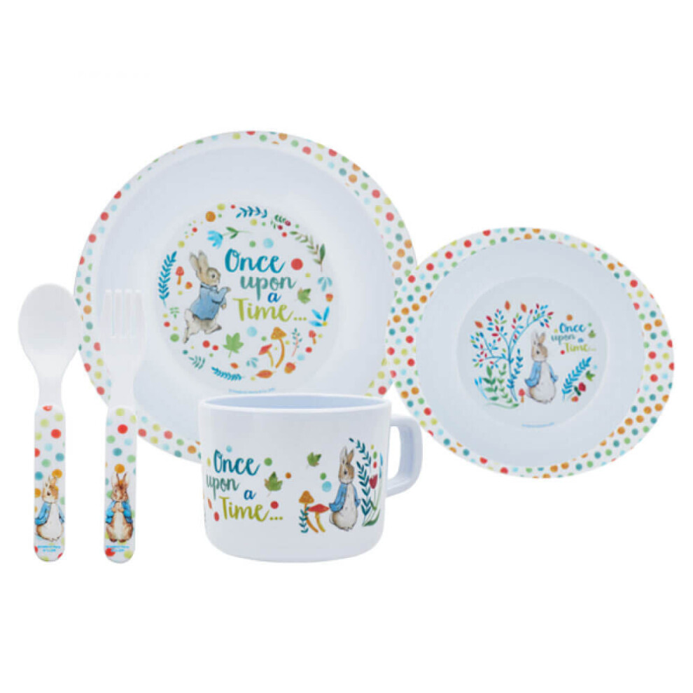 Beatrix Potter Classic Peter Rabbit 5pc Dinner Set (2020)