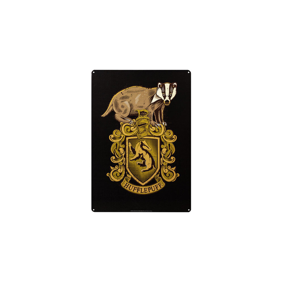 Harry Potter A3 Tin Sign (Hufflepuff)