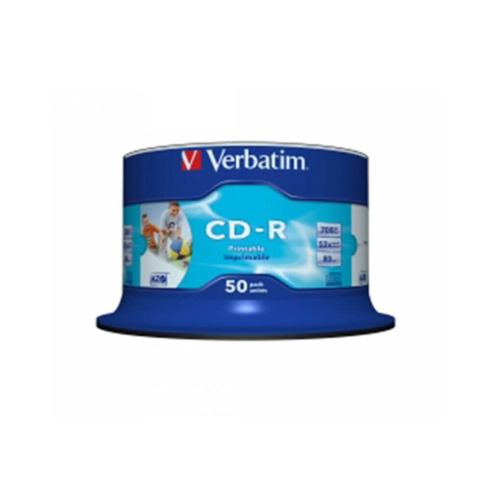Verbatim Cd-R Spindle 700Mb (50Pk) White