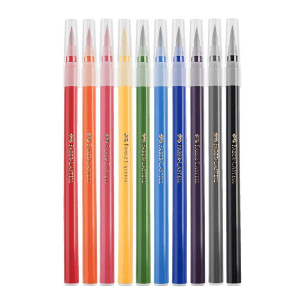 Faber-Castell Brush Calligraphy Markers Assorted (10Pk)