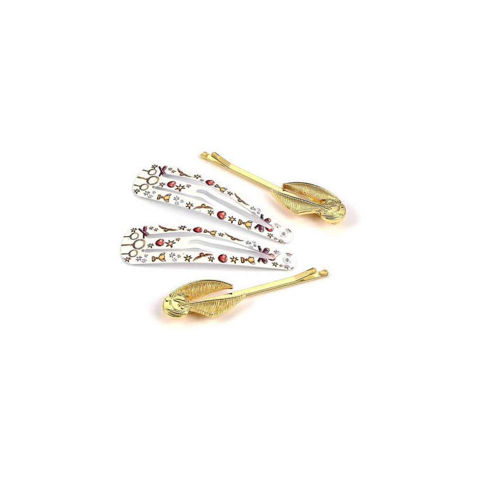 Harry Potter Hair Clip Set (Golden Snitch)