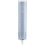 San Jamar Medium Pull-Type Dispenser 4-10 Oz. Cups, Flip Cap, Restaurants, Home, Office, 16 Inch, Frosted Blue 1