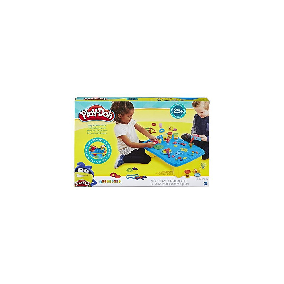 Play-Doh Play n Store Table, Arts & Crafts, Activity Table, Ages 3 and up (Amazon Exclusive)