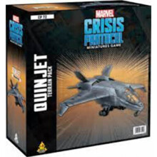Marvel Crisis Protocol Quinjet Terrängpaket | Miniatyrspel | Strategispel för vuxna | 2 spelare | Speltid 90 min