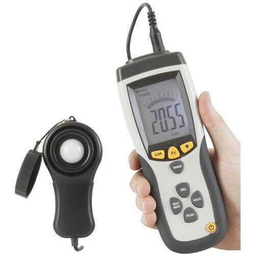 Lux Meter 400K Pro w/ Cover & Case 1