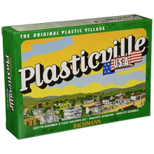 Vlaky Bachmann - BUDOVY PLASTICVILLE U.S.A. - KLASICK SOUPRAVY - HOBO JUNGLE (2 SHACKS BOX CAR OUTHOUSE) - O Scale
