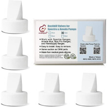 NeneSupply 5 Count Duckbill Valves. Suitable for Medela Breastshields and NeneSupply Breastshields. One Duckbill Valve replaces Medela Valve, and