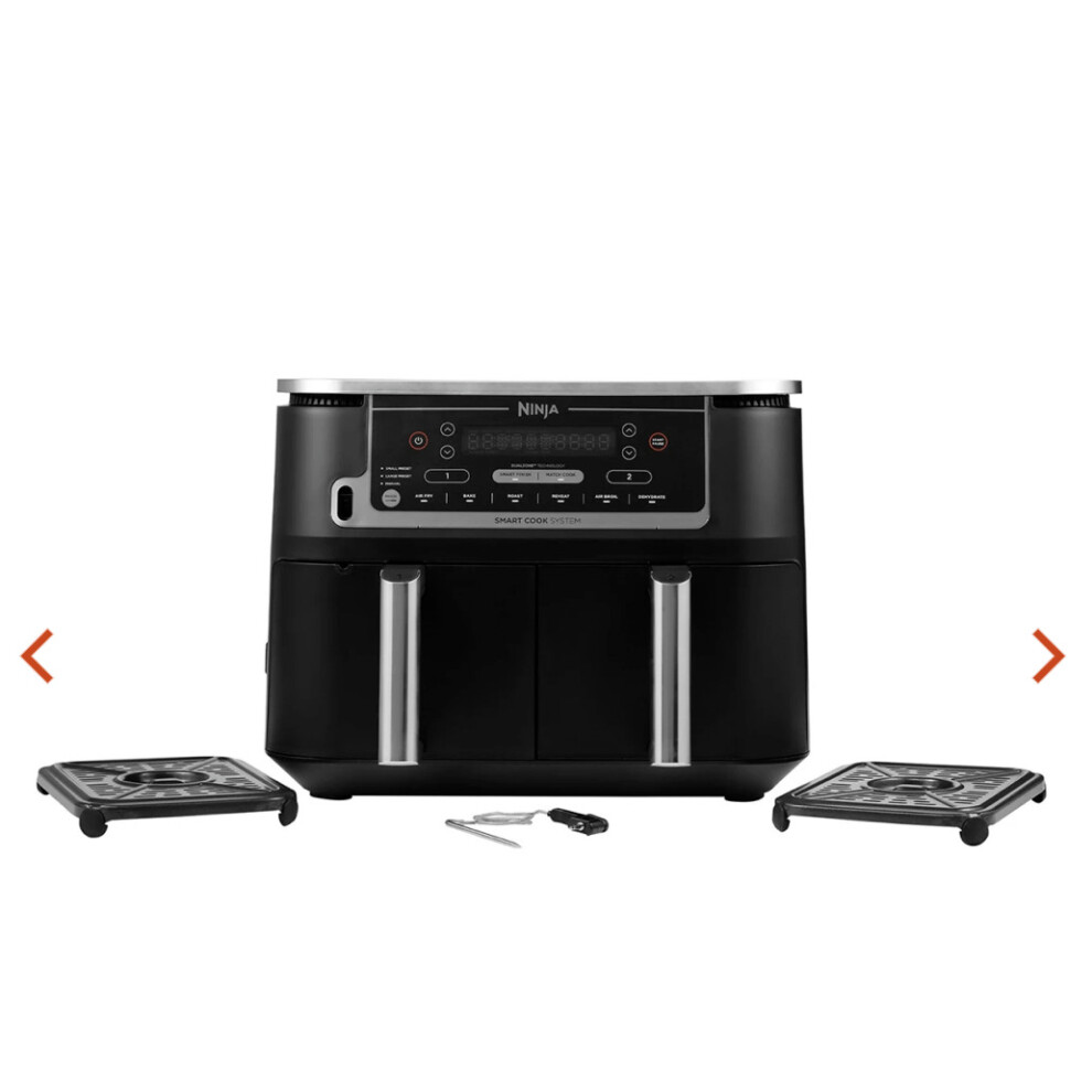 Ninja Foodi MAX Dual Zone Air Fryer with Smart Cook System AF451UK