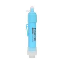 (Blue) Camping Filter Straw Personal Portable Water Filter For Emergency Hiking Survival