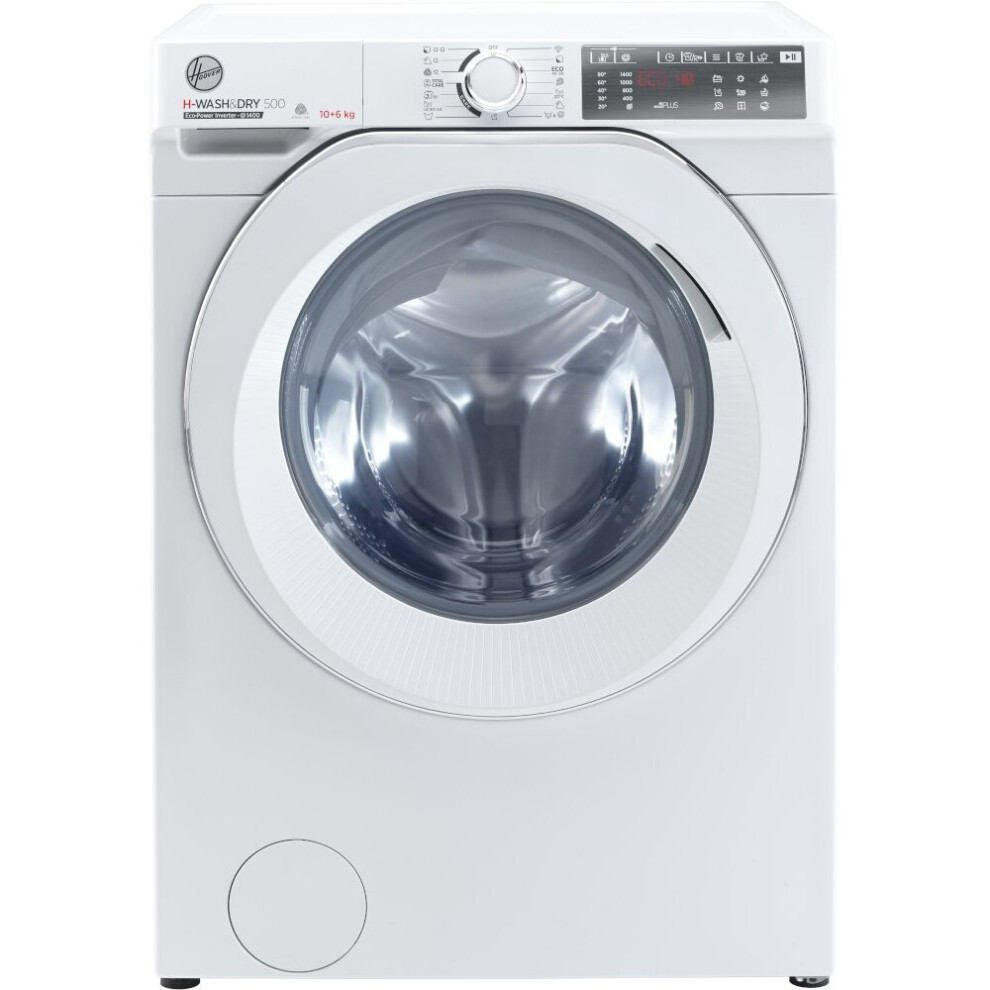 Hoover Hdb 4106Amc Washer Dryer - 10Kg - 1400 Rpm - A Rated - Freestanding - Hdb4106amc White