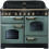 Rangemaster Rangemaster CDL110EIMG/B Classic Deluxe Mineral Green with Brass Trim 110cm Induction Range Cooker - A Rated - 129620 1