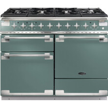 Rangemaster ELS110DFFMG Elise Mineral Green 110cm Dual Fuel Range Cooker - A Rated - 126920