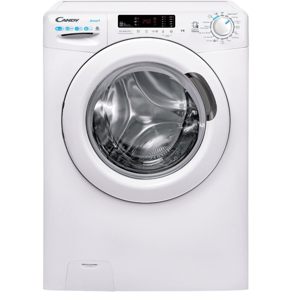Candy CSW 4852DE Washer Dryer - 8kg - 1400 rpm - White - Freestanding - CSW4852DE