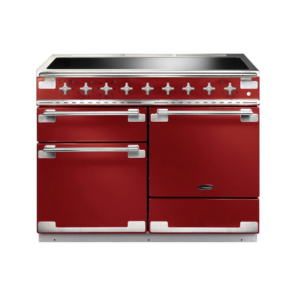 Rangemaster Els110eird Elise Cherry 110Cm Induction Range Cooker - A Rated - 100380 Red