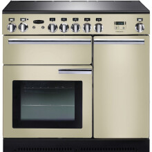 Rangemaster PROP90EICR/C Professional Plus Cream with Chrome Trim 90cm Induction Range Cooker - A Rated - 91720