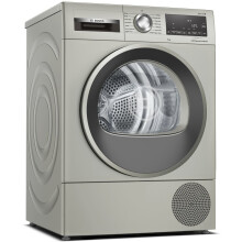Bosch Serie 6 Heat Pump Tumble Dryer - 9kg - Silver - A++ Rated - Freestanding - WQG245S9GB