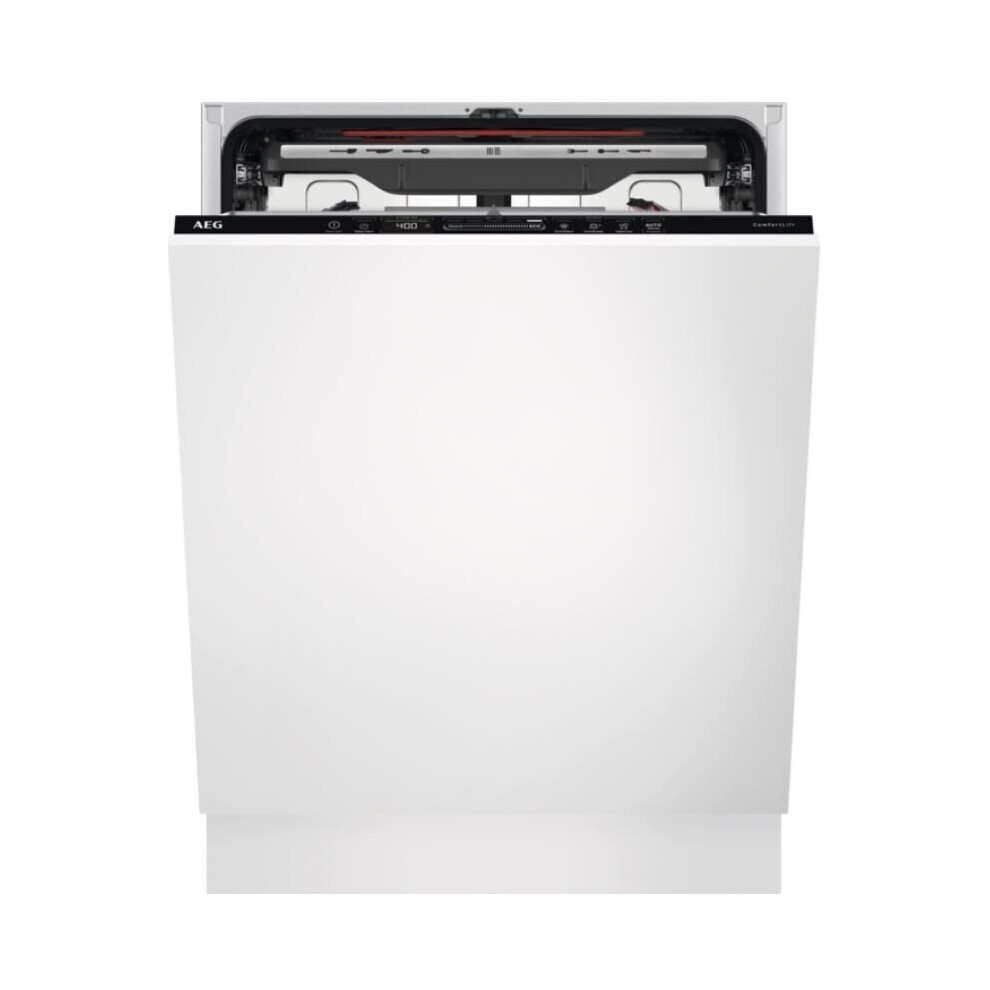 AEG Built-In Fully Integrated Dishwasher - 14 Place Settings - Black - FSE83837P