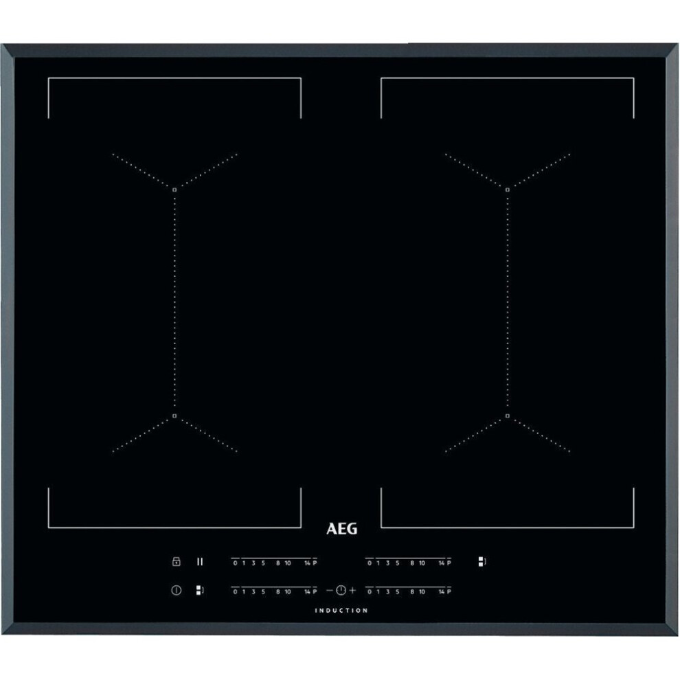 AEG Multiple Bridge Induction Hob - Black - IKE64450FB