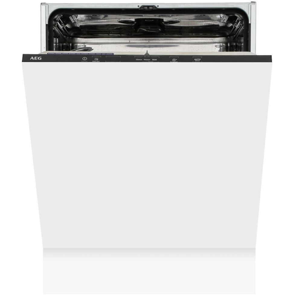 AEG Built In Fully Integrated Dishwasher with AirDry Technology - 13 Place Settings - White - FSB42607Z