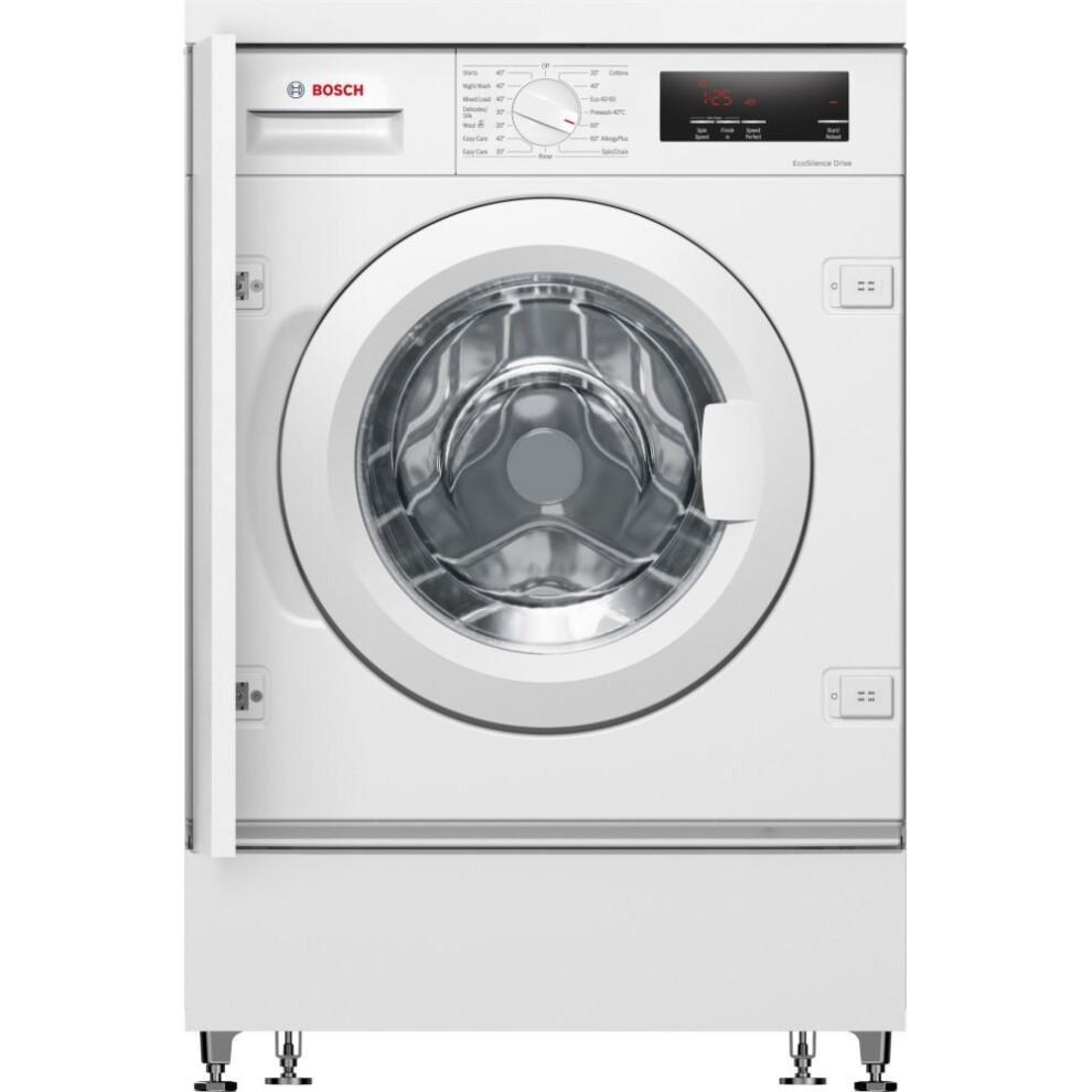 Bosch Serie 6 Integrated Washing Machine - 8kg - 1400 rpm - White - C Rated - WIW28302GB