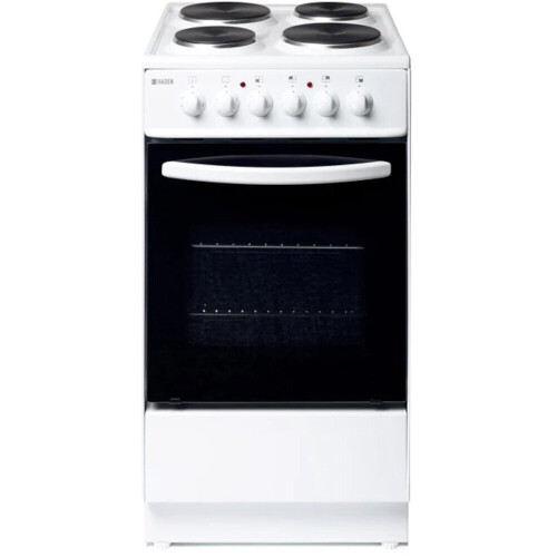 Haden Haden Solid Plate Electric Cooker with Single Oven - White - A Rated - HES50W