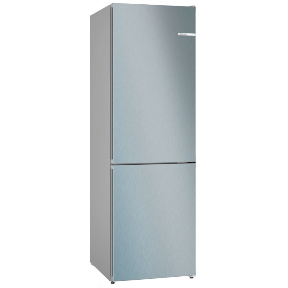 Bosch Serie 4 Frost Free Fridge Freezer - Stainless Steel - Freestanding - KGN362LDFG