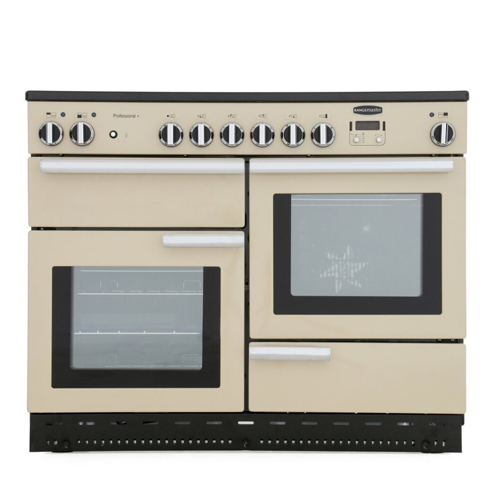 Rangemaster Cream Professional Plus 110 Ceramic And Chrome Prop110eccr/C - Image 4