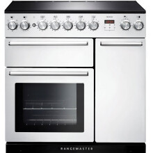 Rangemaster NEX90EIWH/C Nexus 90 Induction White 90cm Range Cooker - A Rated - 106200