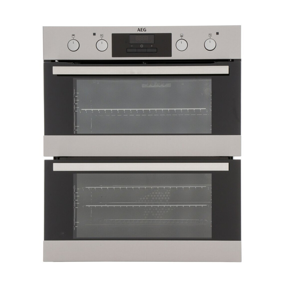 AEG SurroundCook Built-Under Electric Double Oven - Stainless Steel - A Rated - DUB331110M