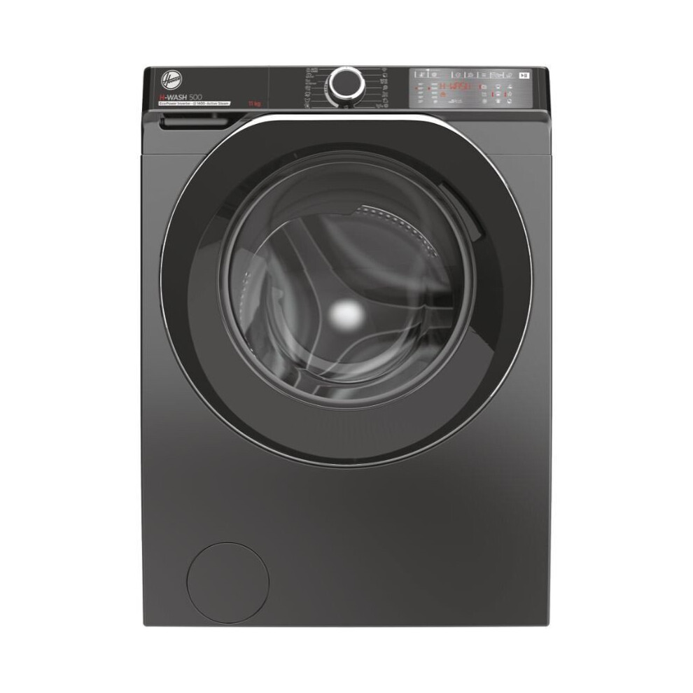 Hoover Washing Machine - 1400 rpm - Grey - A Rated - Freestanding - HWB411AMBCR