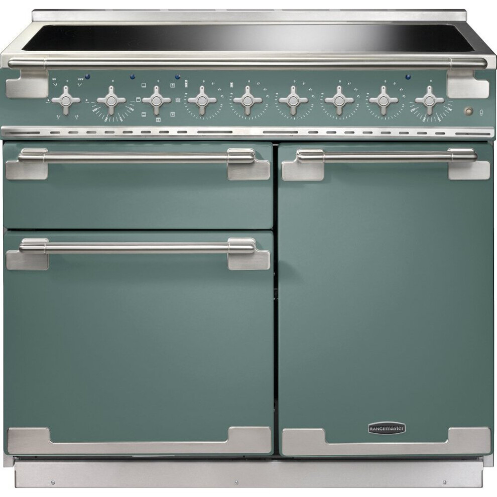Rangemaster Els100eimg Elise Mineral 100Cm Induction Range Cooker - A Rated - 127050 Green