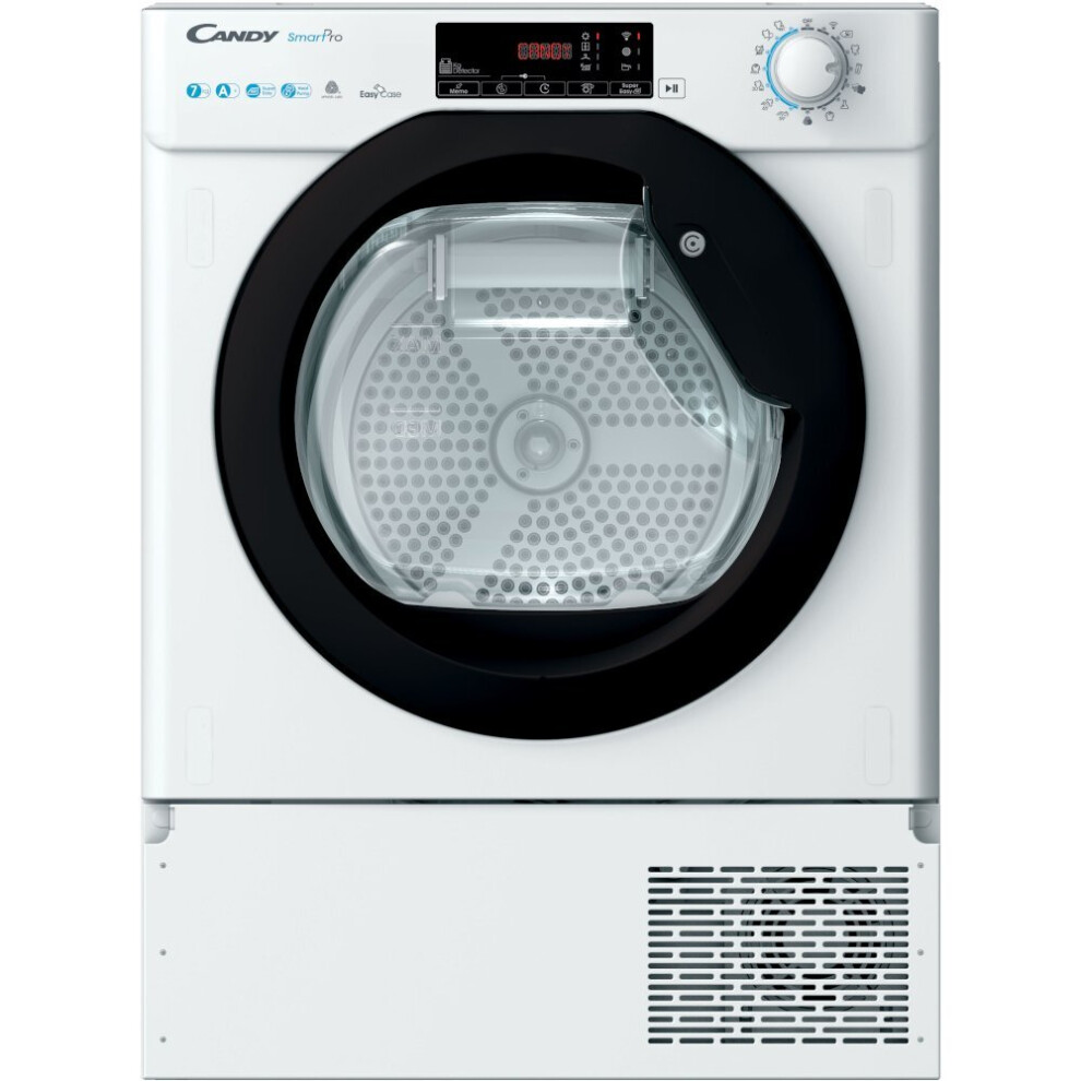 Candy Bctd H7a1tbe-80 Integrated Heat Pump Tumble Dryer - 7Kg - A+ Rated - Freestanding - Bctdh7a1tbe-80 White