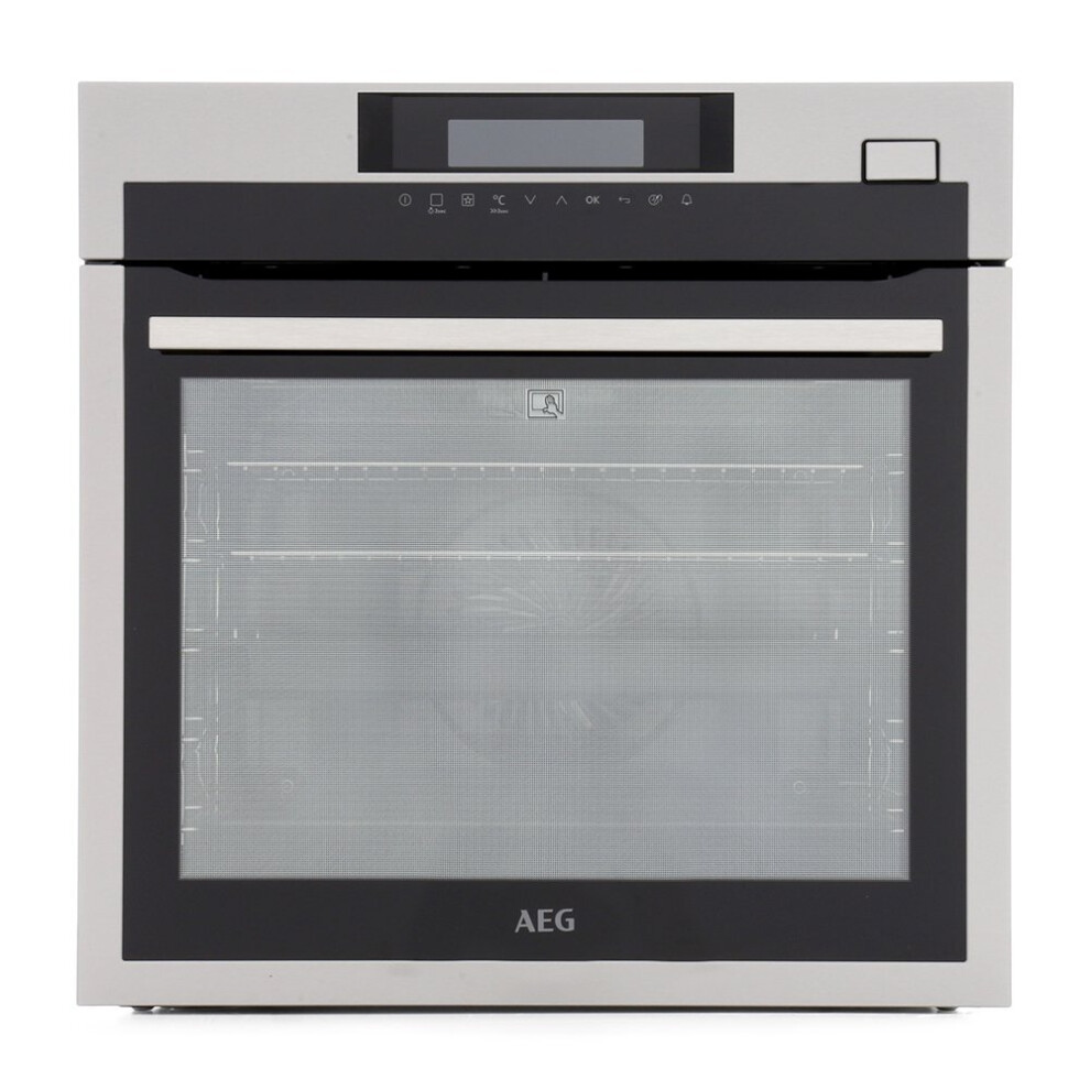 AEG SteamCrisp Built-In Electric Single Oven - Stainless Steel - A+ Rated - BSE774320M