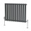 NRG (600 x 760mm Single) NRG Horizontal Vertical Designer D-shape Radiator Single Double Panel Bathroom Central Heating Rads Anthracite 2