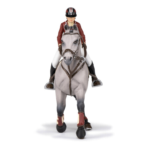 Figurina Cavallo da concorso e la sua cavallerizza - Papo - Per Bambini - Misto - 51563 2