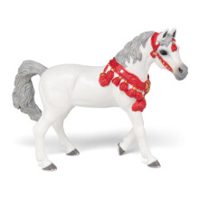 Papo - H?ndmalet - figur - Heste Foals and Ponies - White Arabian Horse in Parade Dress -51568 - Samlerobjekter - til b?rn - Velegnet til drenge