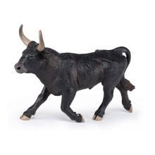 Papo -Käsinmaalattu - Figuriini - Maatilaystävät -Camargue Bull -51182 - Keräily - Lapsille - Sopii pojille ja tytöille - 3-vuotiaasta alkaen