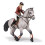 Figurina Cavallo da concorso e la sua cavallerizza - Papo - Per Bambini - Misto - 51563 4