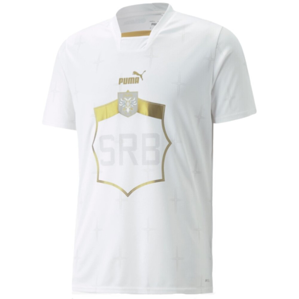 Puma (Xl) Serbia Away Shirt 2022/23 White