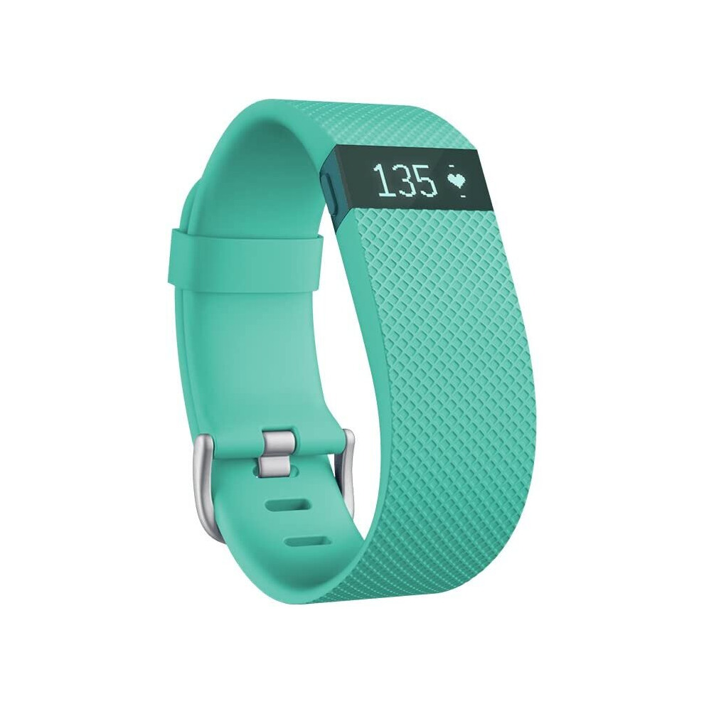 Fitbit Charge Hr Wireless Heart Rate & Activity Wristband (Teal,Large) Green