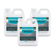 (3 x 1 Litres) Smartseal Porcelain Tile Sealer - Breathable, Ultra-Durable Protective Coating for Internal & External Porcelain/Ceramic Tiles Patios, Walls & Floors
