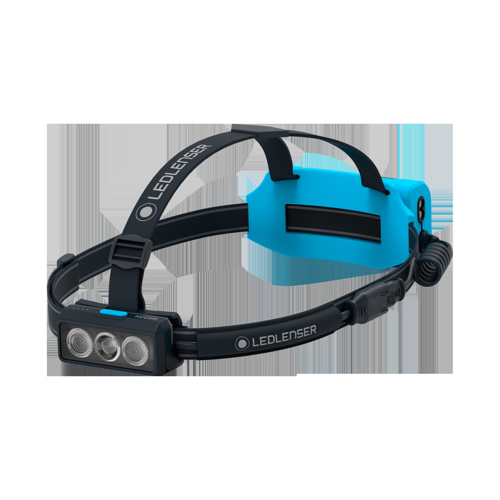 (Blue) NEO9R Running Head Torch with Chest Strap