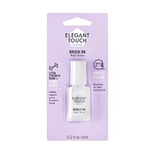 Elegant Touch Brush On Nail Glue Clear 6ml