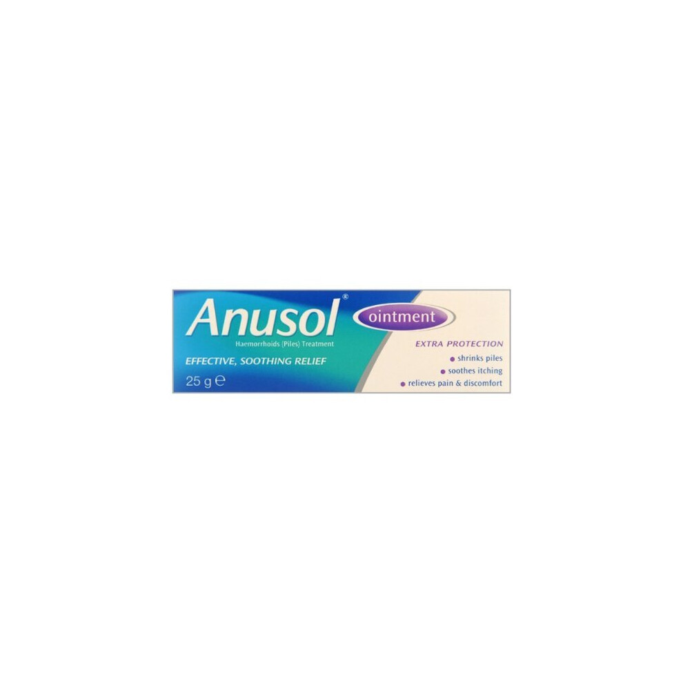 Anusol Ointment Â Proven Formula Shrinks Piles, Relieves Discomfort, Soothes Itching & Lubricates Â 25 G (Pack Of 1)