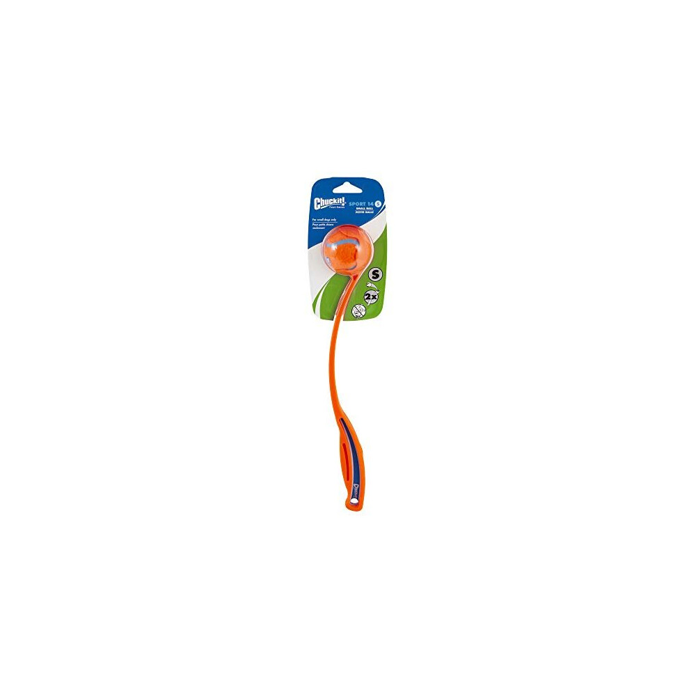 Chuckit! Sport Dog Ball Launcher Fetch Dog Toy Ball Thrower With Small Tennis Ball, Small, 36Cm