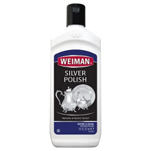 Weiman Silver Polish och Rengöring - 8 Ounce - Rengör, Lys och Skydda mot Oxidation