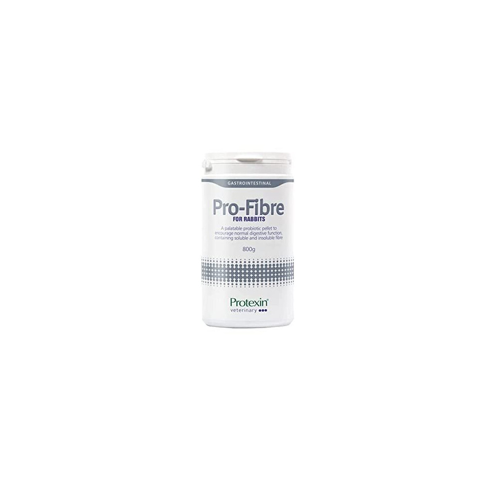 Protexin Veterinary Pro-Fibre for Rabbits, 800g – High-Fibre Pellets with Probiotics and Prebiotics. Encouraging Normal Digestive Function in