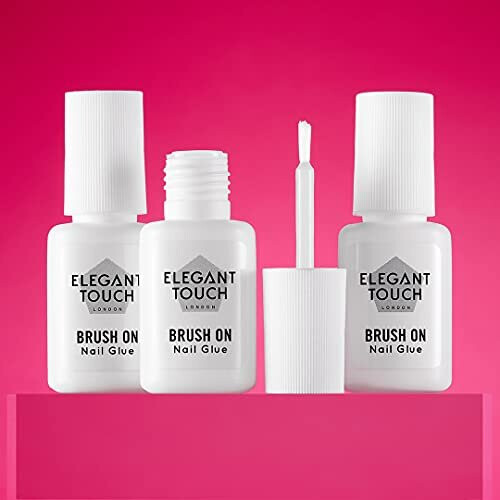 Elegant Touch Elegant Touch Brush On Nail Glue Clear 6ml 2