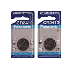 Panasonic CR2412 Non Rechargeable Battery – Non Rechargeable Batteries Stainless Steel Lithium Coin Cell