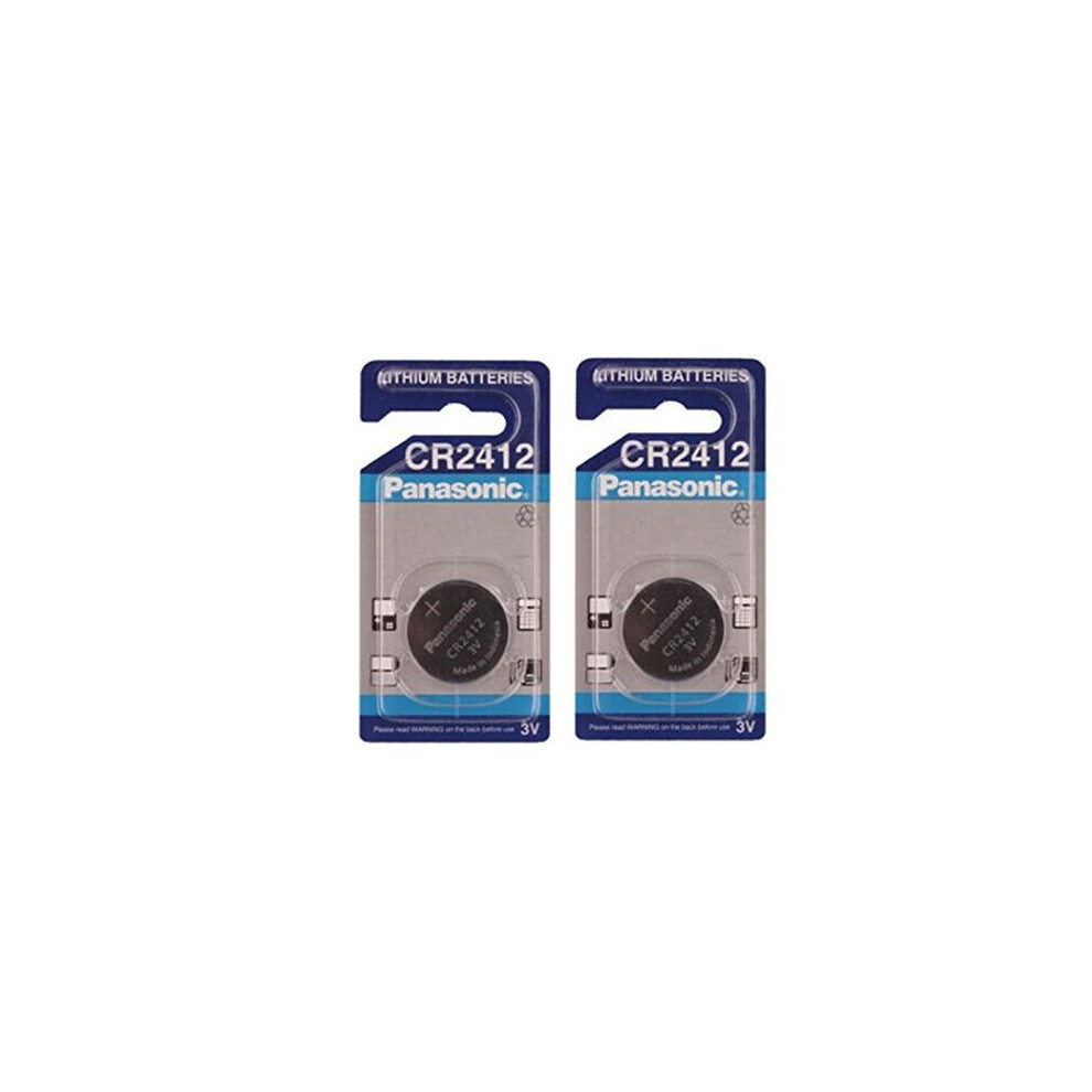 Panasonic CR2412 Non Rechargeable Battery – Non Rechargeable Batteries Stainless Steel Lithium Coin Cell